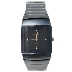 Rado Black Ceramic Jubile 152.0335.3 Men's Wristwatch 30 mm at 1stDibs