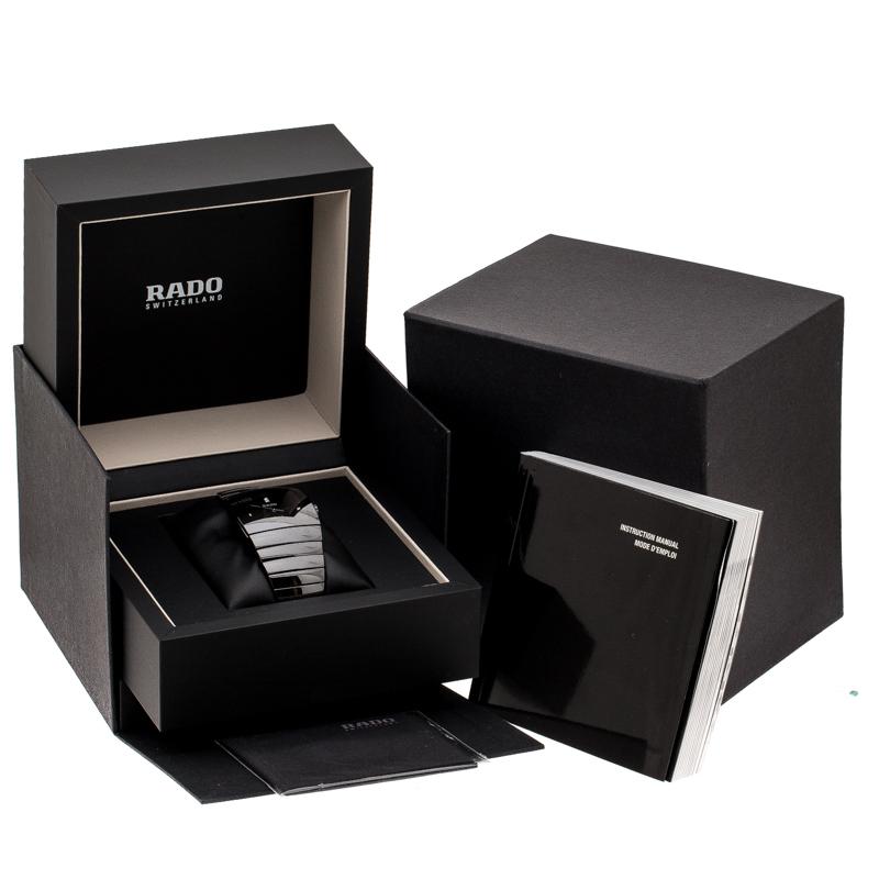 Rado Black Ceramic Titanium Sintra 156.0723.3 Men's Wristwatch 35 mm For Sale 1