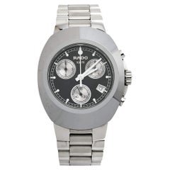 Rado Black CVD-Coated Hardmetal Diastar R12638163 Men's Wristwatch 38 mm