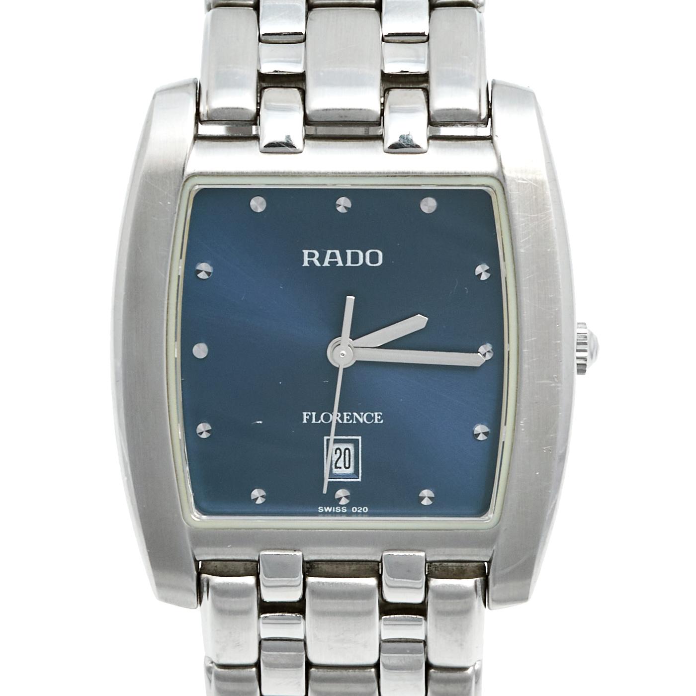 rado florence square dial