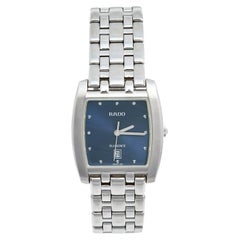 Rado Blue Stainless Steel Florence 152.3724.4 Men's Wristwatch 30 mm