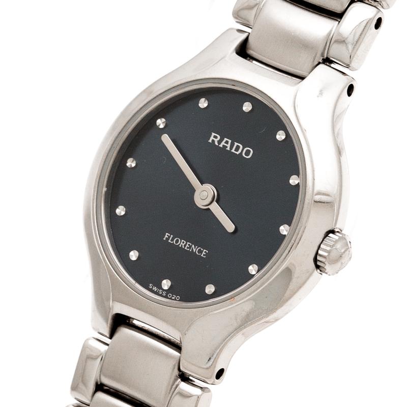 Rado Blue Stainless Steel Florence 322.3758.4 Women's Wristwatch 23 mm 1