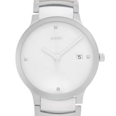 Rado Centrix Jubile Steel Ceramic White Dial Quartz Mens Watch R30927722