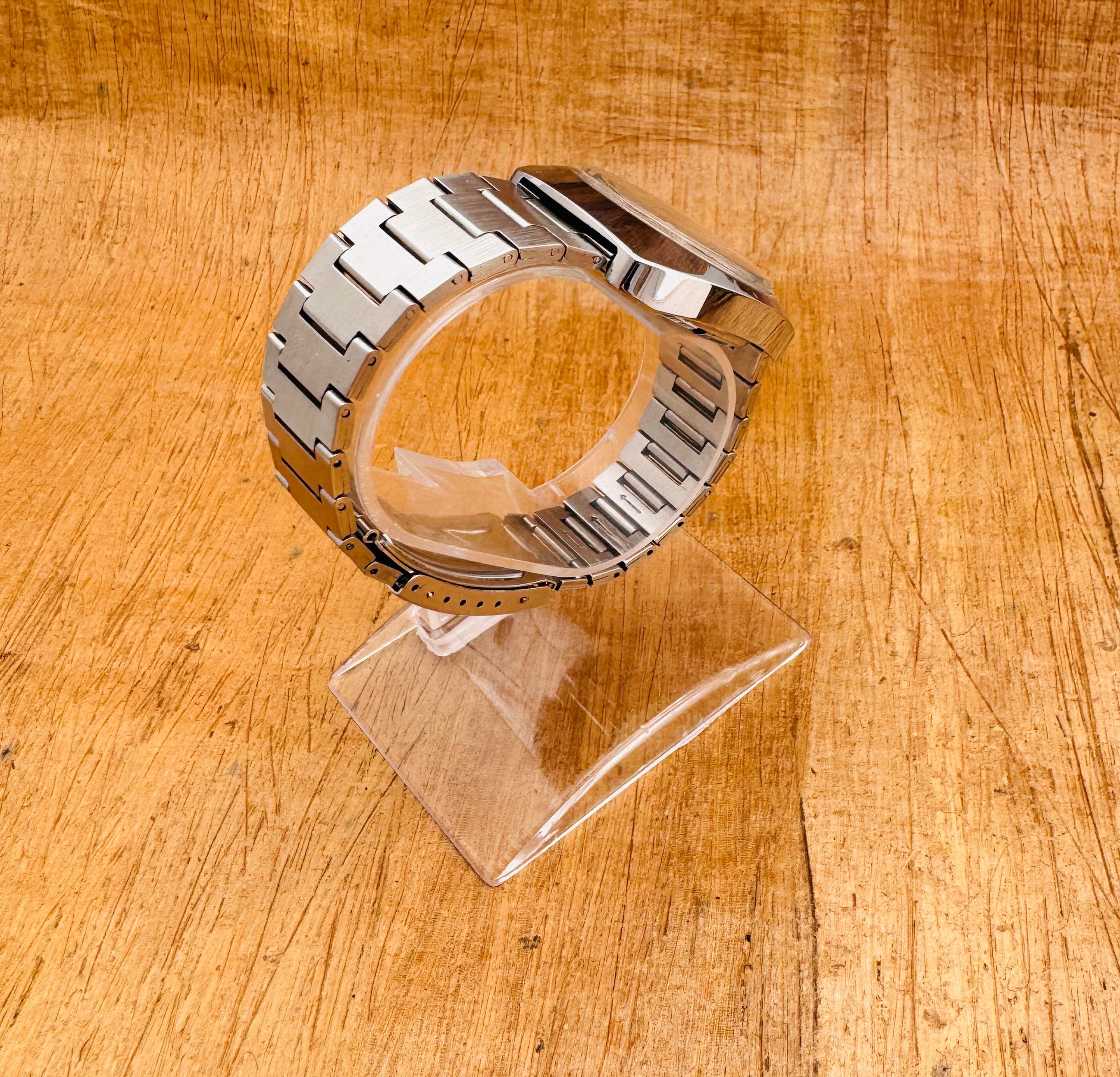 RADO CONWAY 30 watch Automatic Rare Gradient Day / Date Stainless Steel Watch For Sale 7