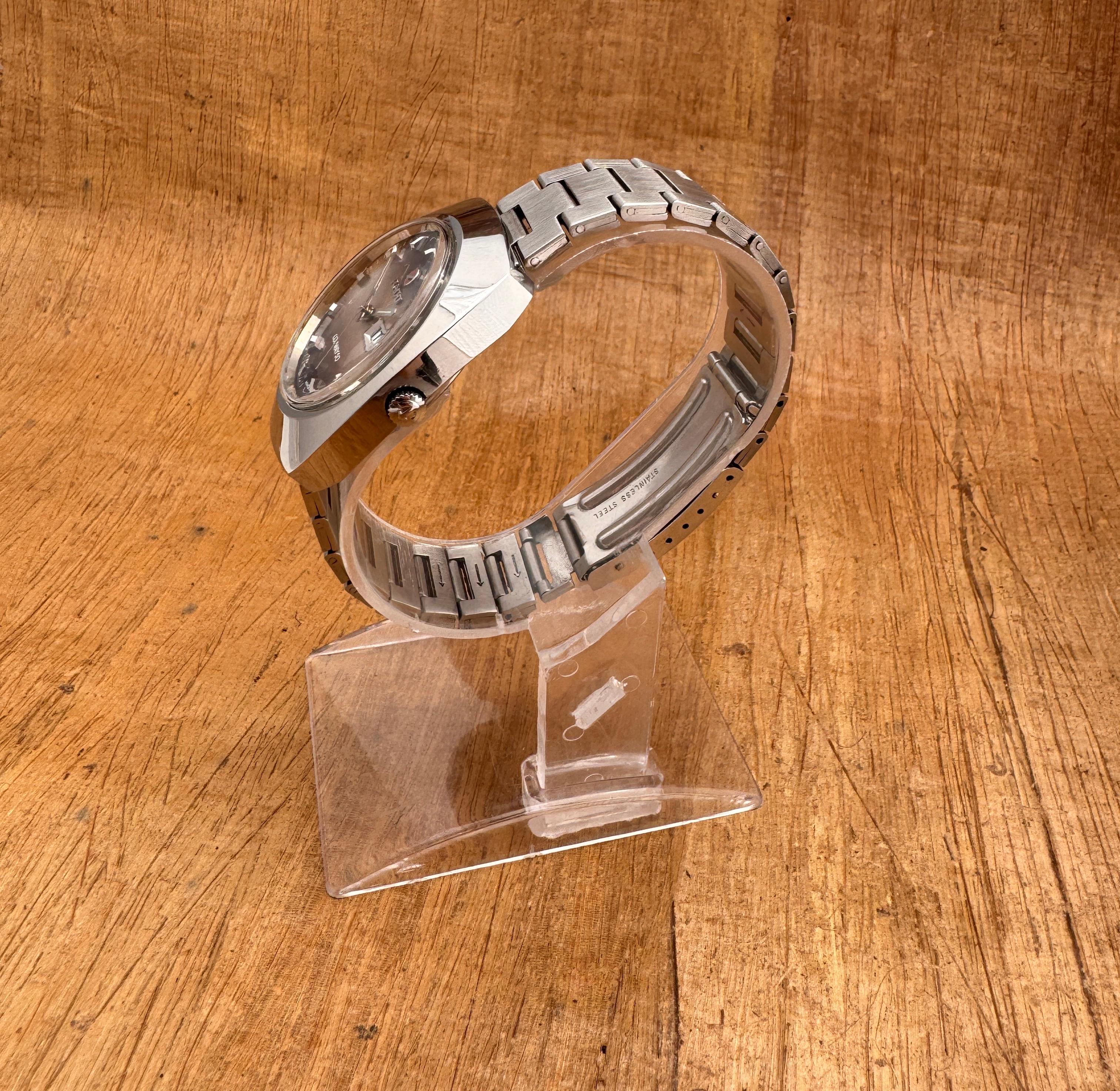 RADO CONWAY 30 watch Automatic Rare Gradient Day / Date Stainless Steel Watch For Sale 5
