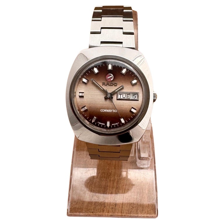 RADO CONWAY 30 watch Automatic Rare Gradient Day Date Stainless