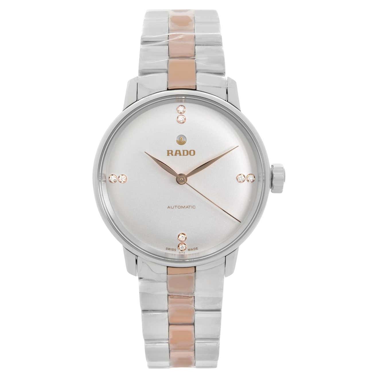 Rado Montre automatique classique Coupole en acier, céramique avec ...