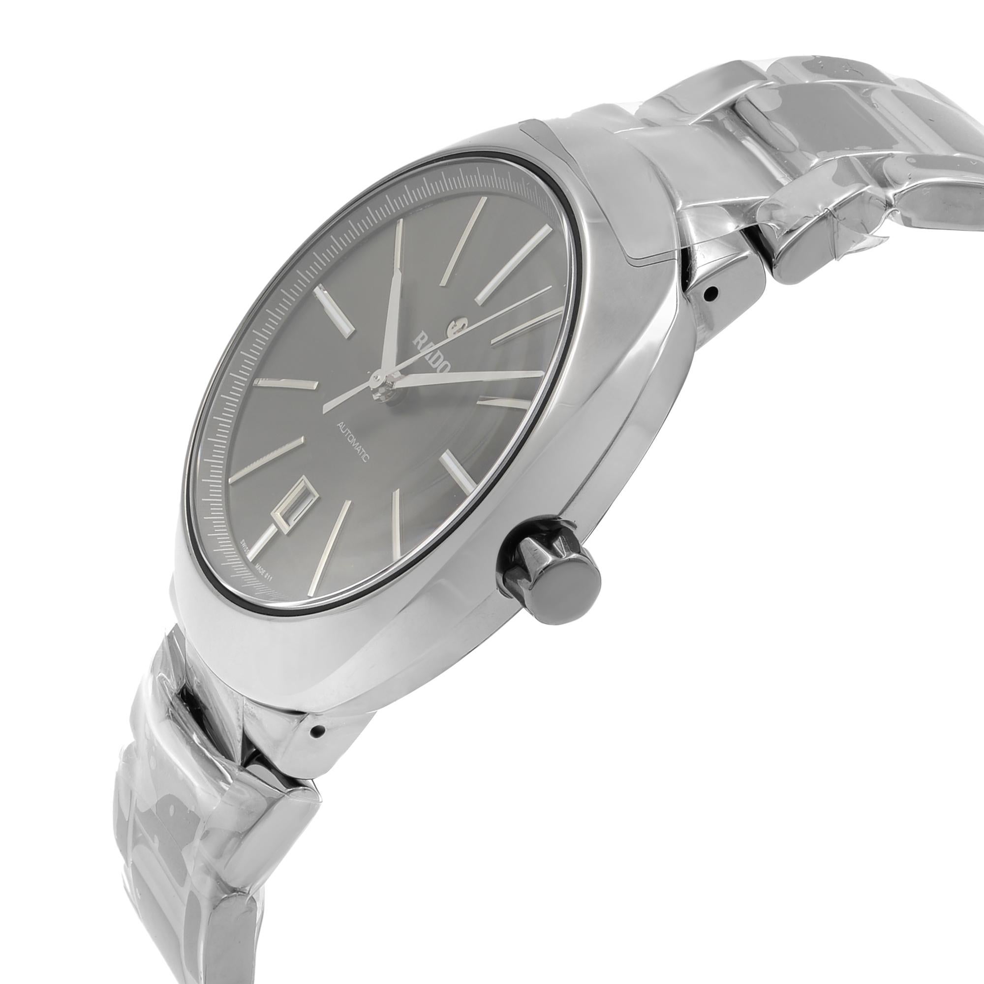 Rado D-Star Automatic Grey Dial Ceramic Men's Watch R15760112 1