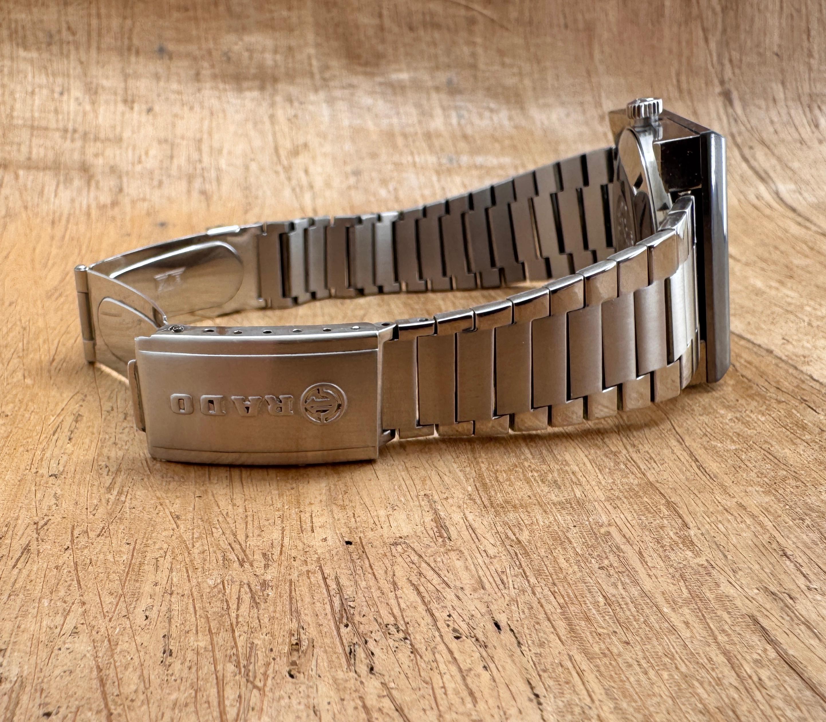 RADO DiaMaster 10 Automatico Grigio Data Giorno Bracciale Orologio formato Jumbo in scatola in vendita 11