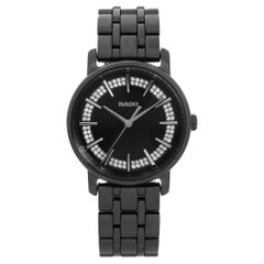 Montre femme Rado Diamaster Ceramic Diamond Black Dial Quartz R14063727