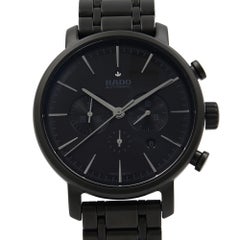 Rado Diamaster Ceramic Chronograph Black Dial Automatic Mens Watch R14090192