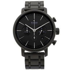 Rado Diamaster Extra Large Céramique Cadran Noir Montre Homme Automatique R14090192