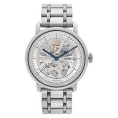 Rado Diamaster XL Ceramic Gray Skeleton Dial Automatic Mens Watch R14132122