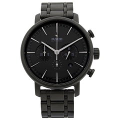 Used Rado Diamaster XXL Ceramic Black Dial Automatic Men's Watch R14090192