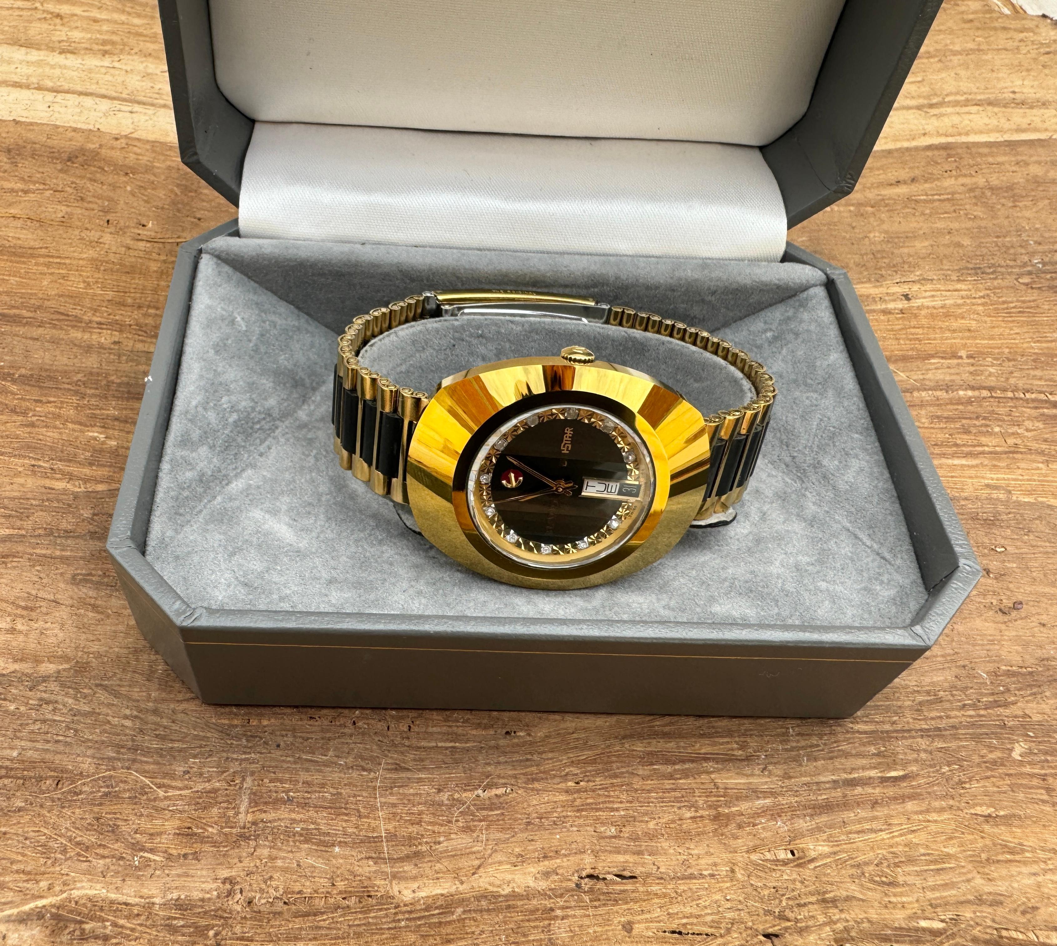 Men's Rado Diastar 636.0313.3 Rare Dial Watch Boxed For Sale