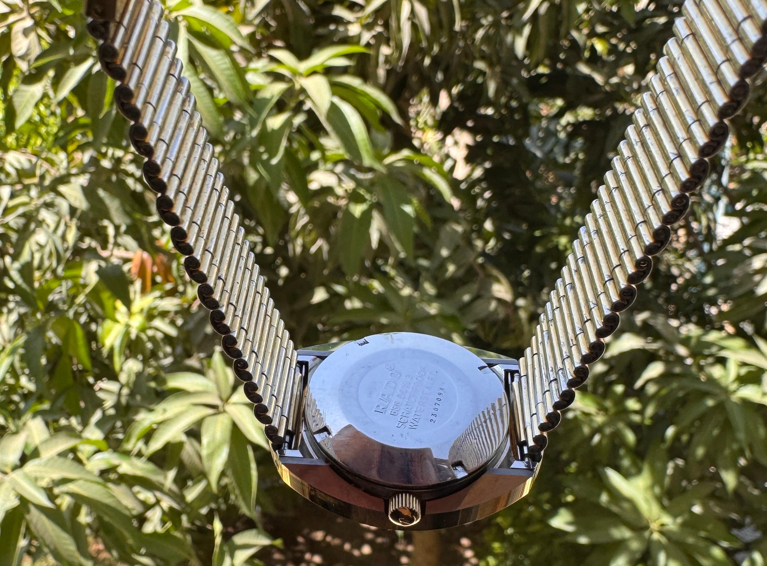 Rado Diastar Automatic Gold-Tone Rare Dial Men Watch in vendita 9