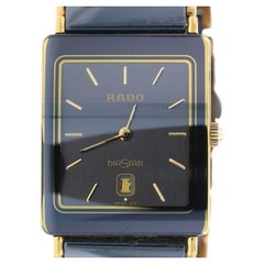 Rado, montre-bracelet pour hommes 160.0281.3N acier titane or matelassé Qrtz 1 YrWnty