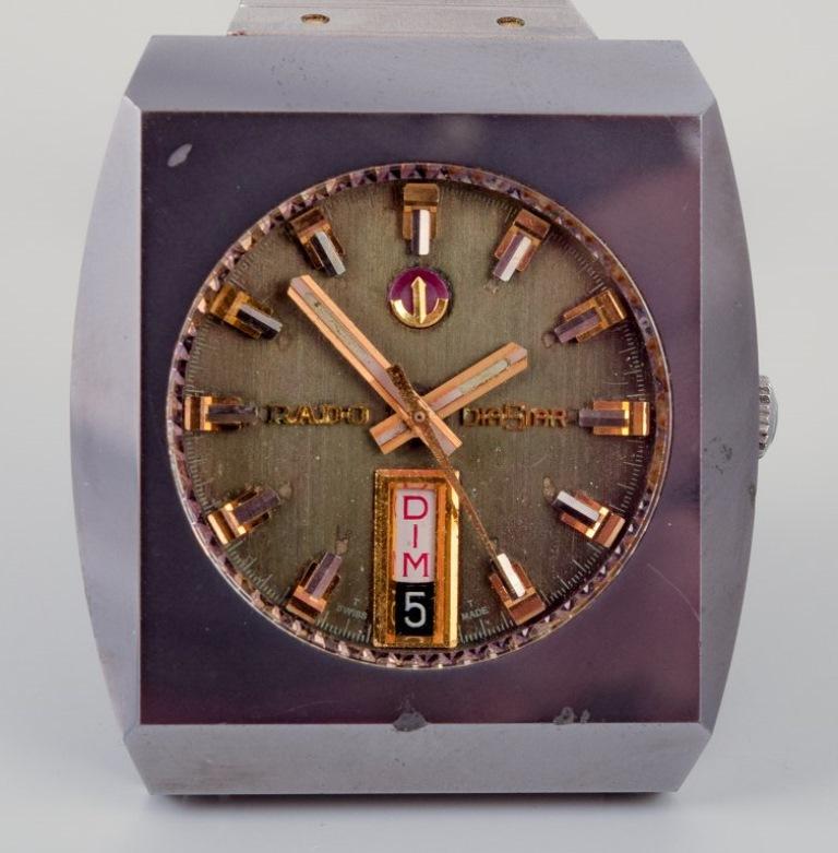 Rado Diastar, Suisse Montre-bracelet pour homme. Années 1970/80. Pour hommes en vente
