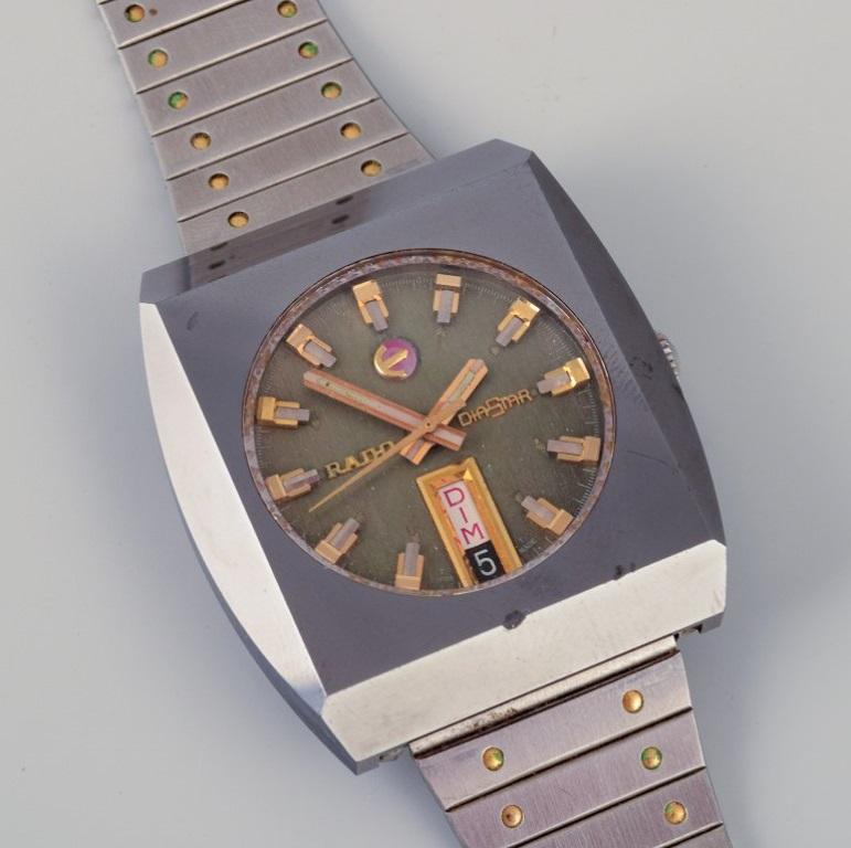 Rado Diastar, Suisse Montre-bracelet pour homme. Années 1970/80. en vente 2