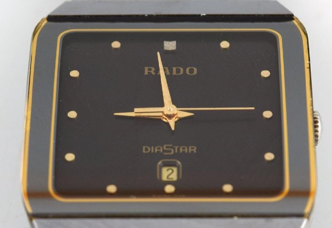Rado Diastar watch, 1980/90s. Steel.
Movement : Quartz
Condition : Very good
Gender : Men's watch/Unisex