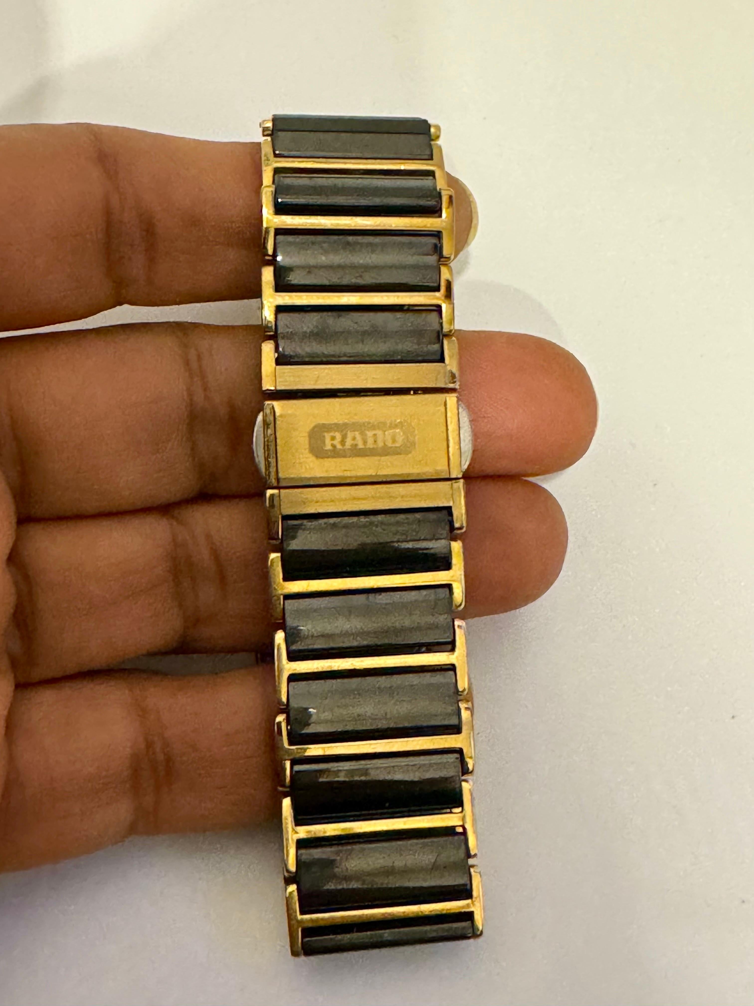 Montre bracelet Rado DIRSTAR S, étanchée aux rayures, scellée à l'eau, céramique haute technologie Bon état - En vente à New York, NY
