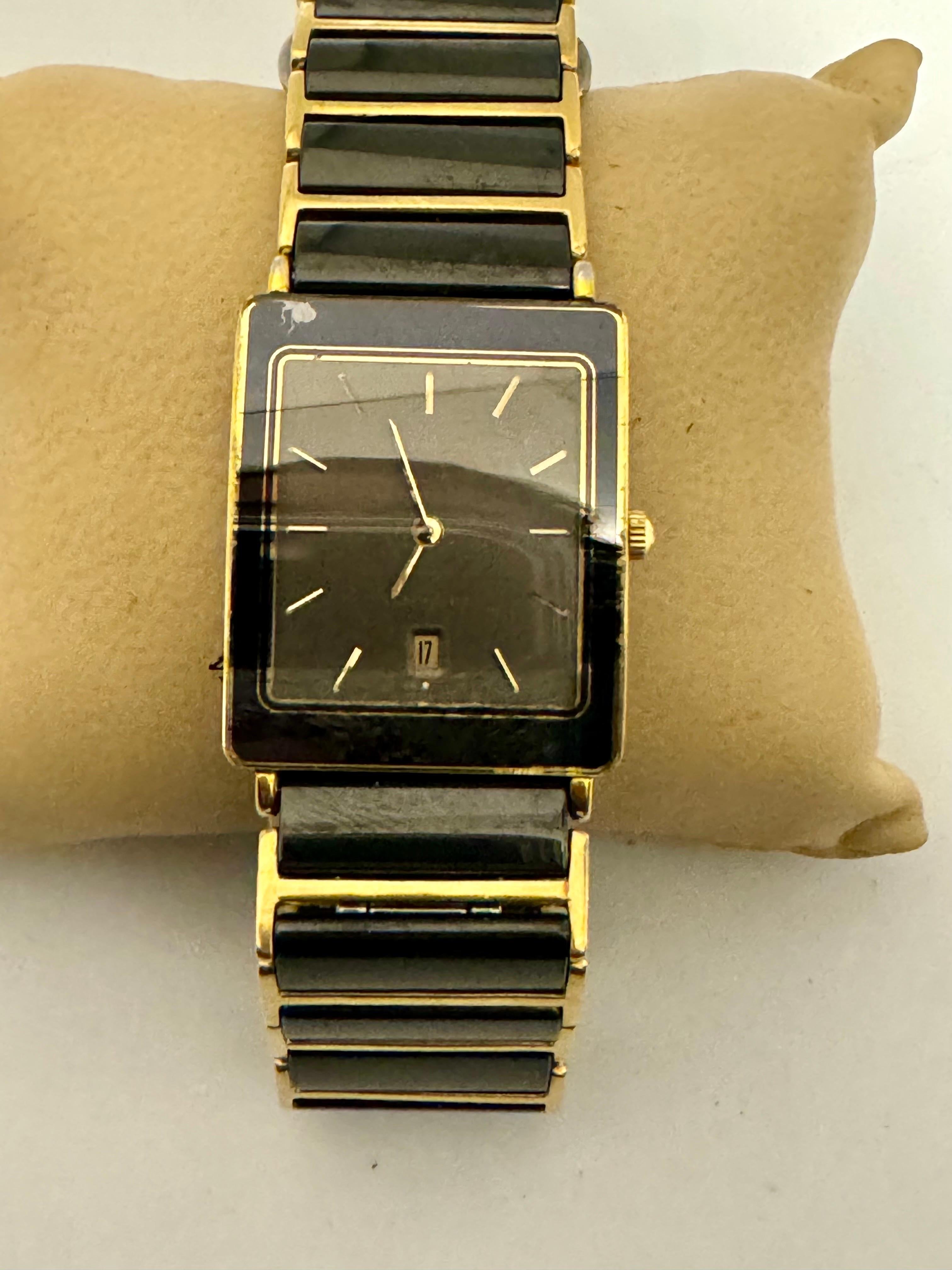 Rado DIRSTAR S bracelet watch - scratch proof, water sealed, high tech ceramics. For Sale 1