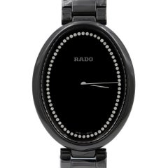 Rado Esenza Black Diamond Dial Ceramic Quartz Ladies Watch R53093722