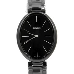 Rado Esenza Touch Black Dial Ladies Ceramic Quartz Watch R53093152