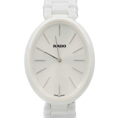 Rado Esenza White Ceramic White Dial Ladies Quartz Watch R53092012