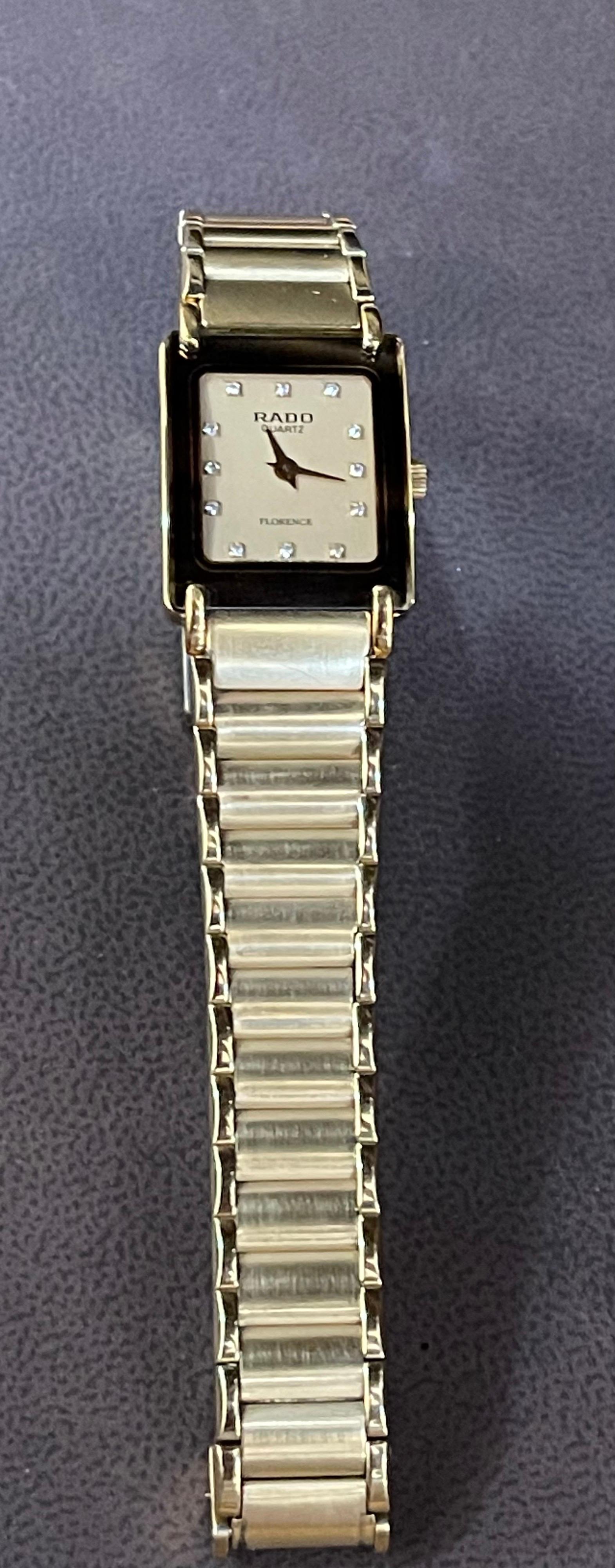 Rado Florence Jubile Damen Quarz:: Uhr 00503:: Gold-Ton im Zustand „Hervorragend“ in New York, NY