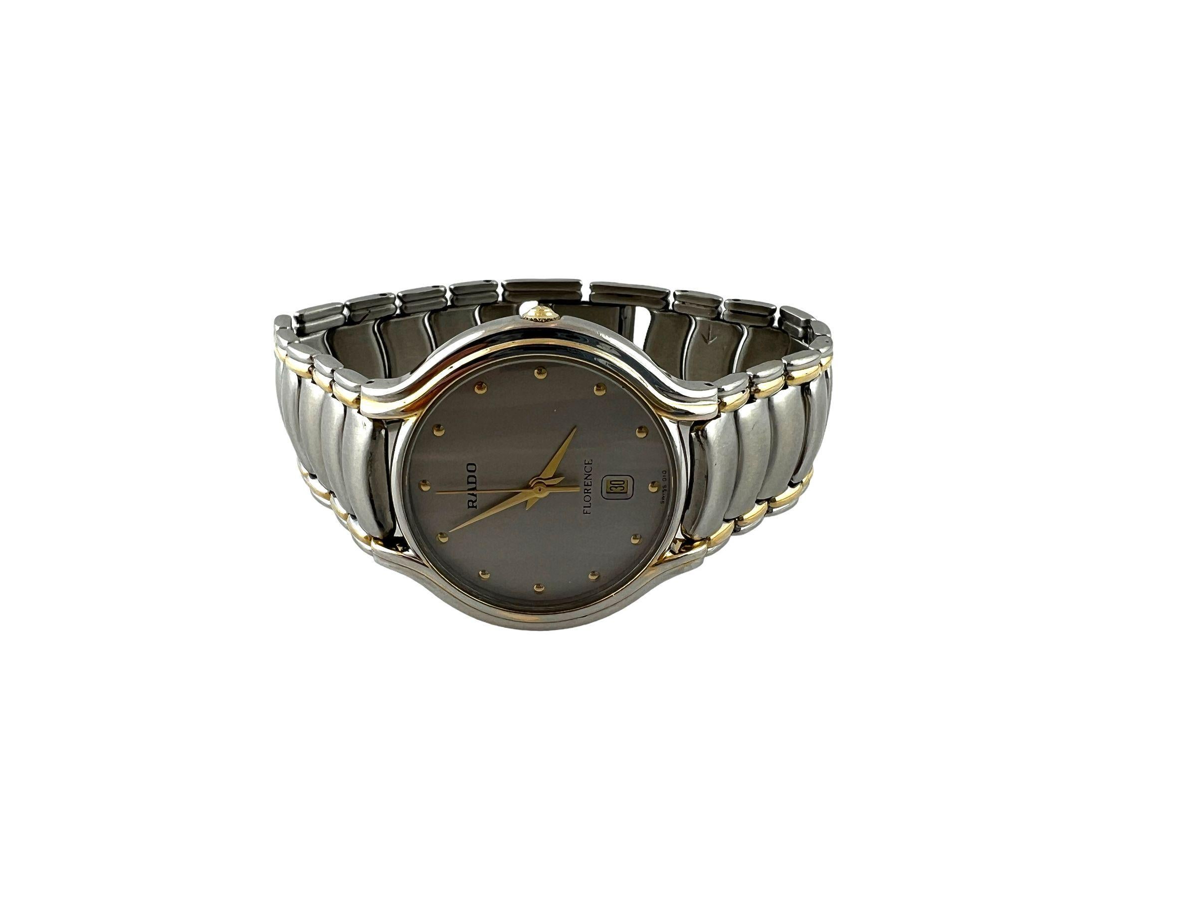 Rado Florence Two Tone Unisex Watch 129.3644.4 For Sale 4
