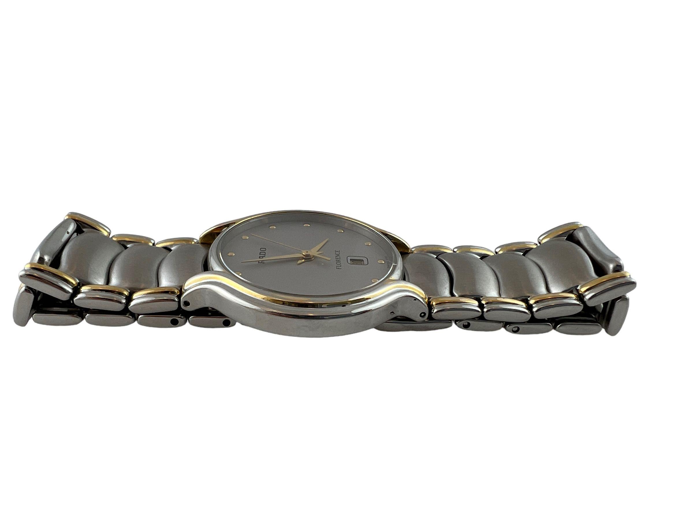 Rado Florence Two Tone Unisex Watch 129.3644.4 For Sale 5