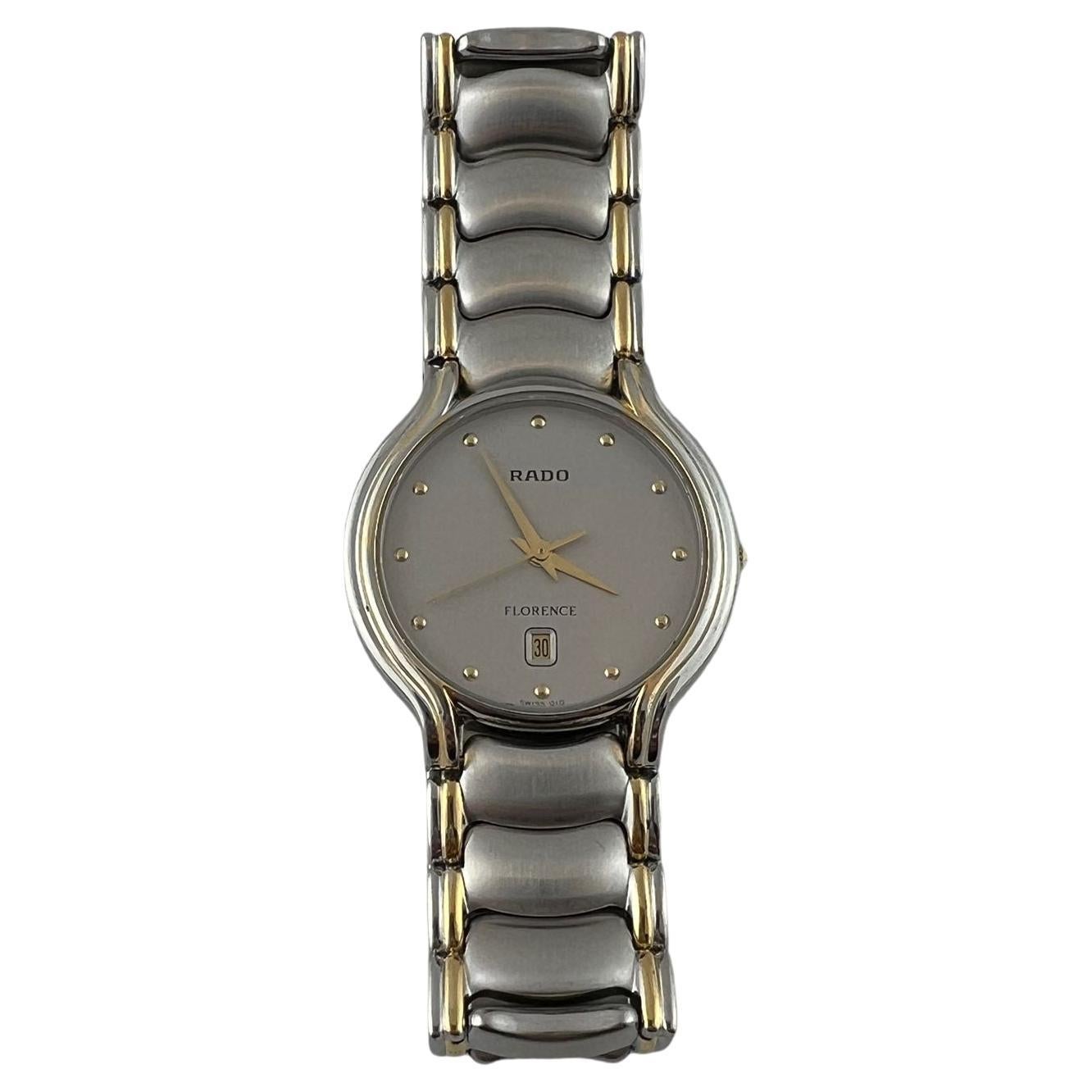 Rado Florence Two Tone Unisex Watch 129.3644.4 For Sale