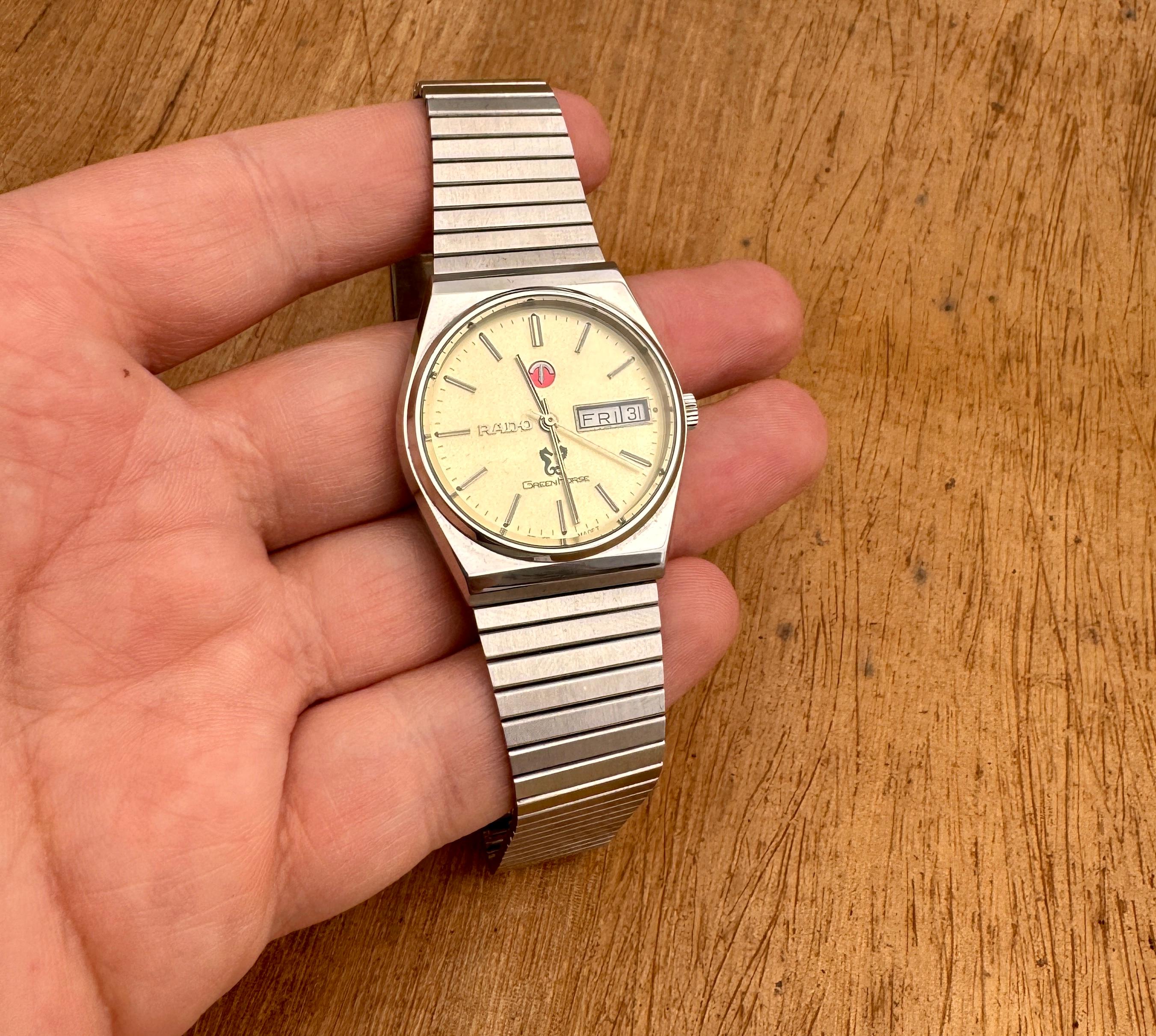 RADO Greene & Greene Day/Date Orologio automatico in acciaio inossidabile in vendita 1