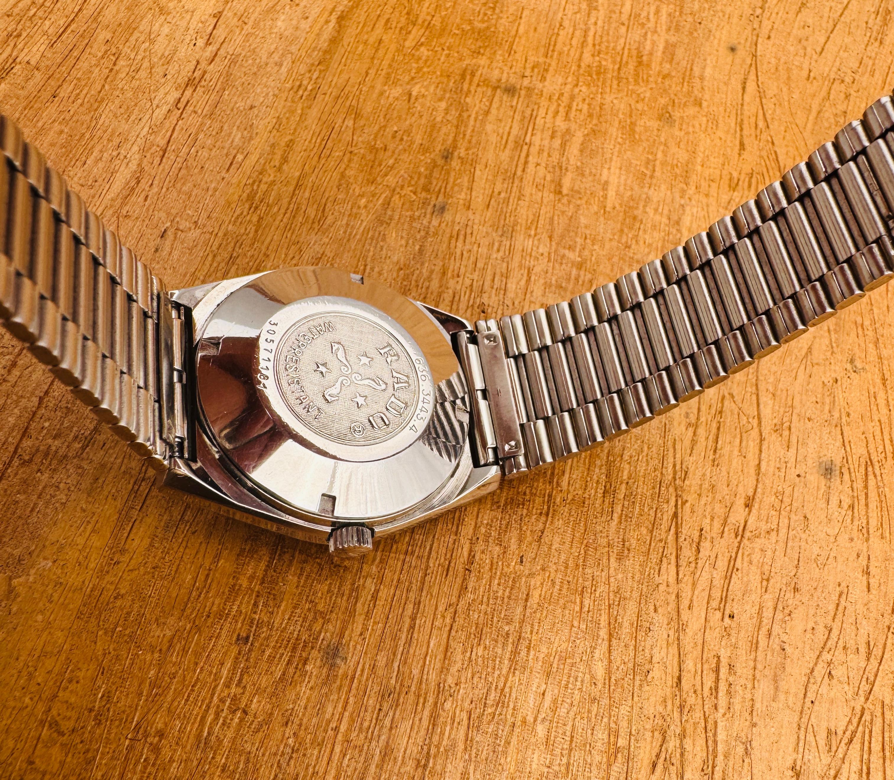 RADO Greene & Greene Day/Date Orologio automatico in acciaio inossidabile in vendita 2