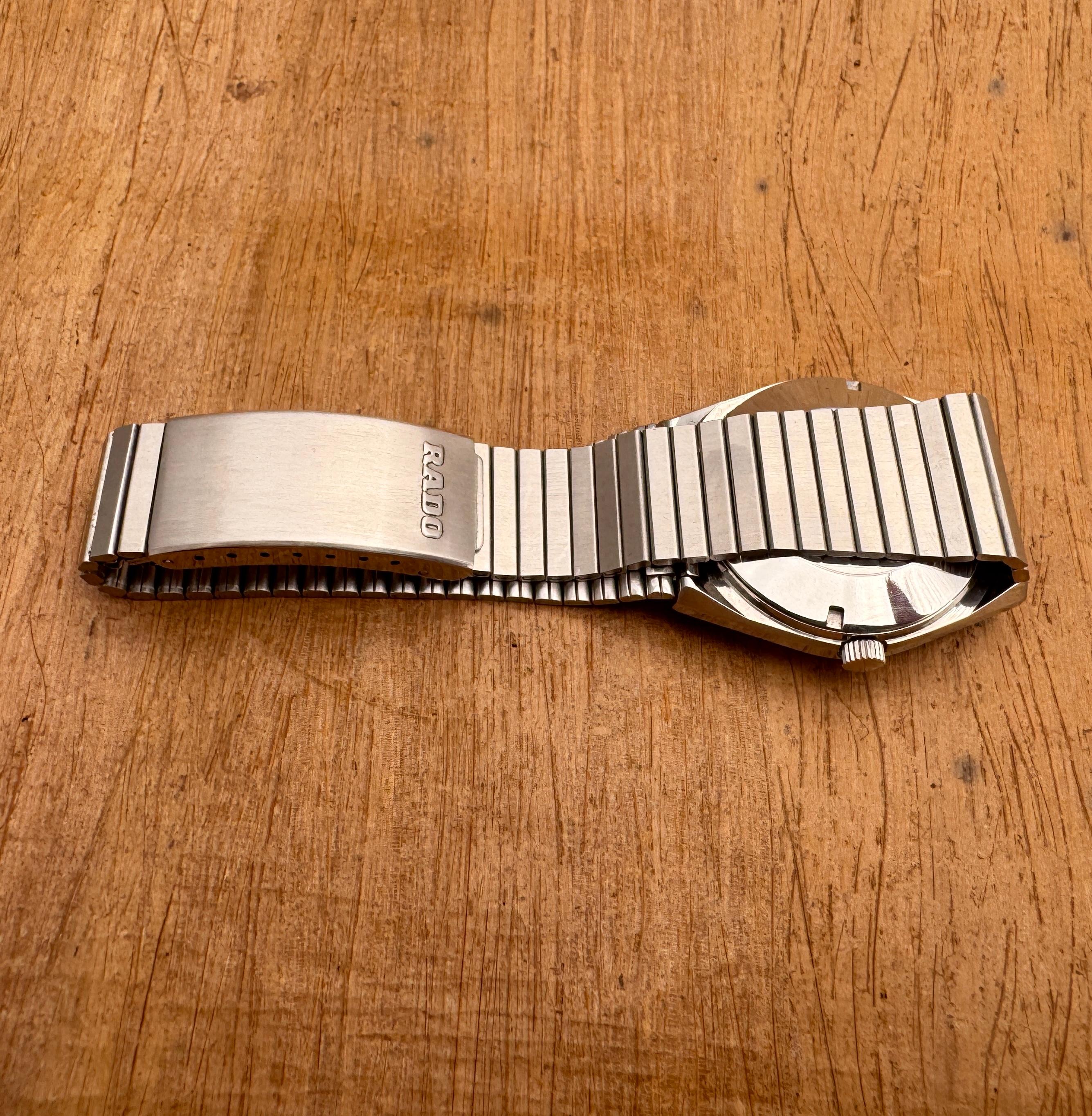 RADO Greene & Greene Day/Date Orologio automatico in acciaio inossidabile in vendita 4