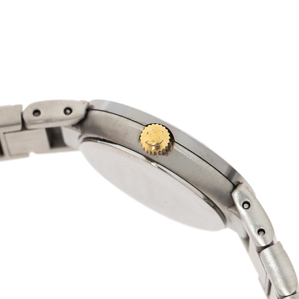Contemporary Rado Grey Stainless Steel Carbon Carbide Diastar Women's Wristwatch 23 mm