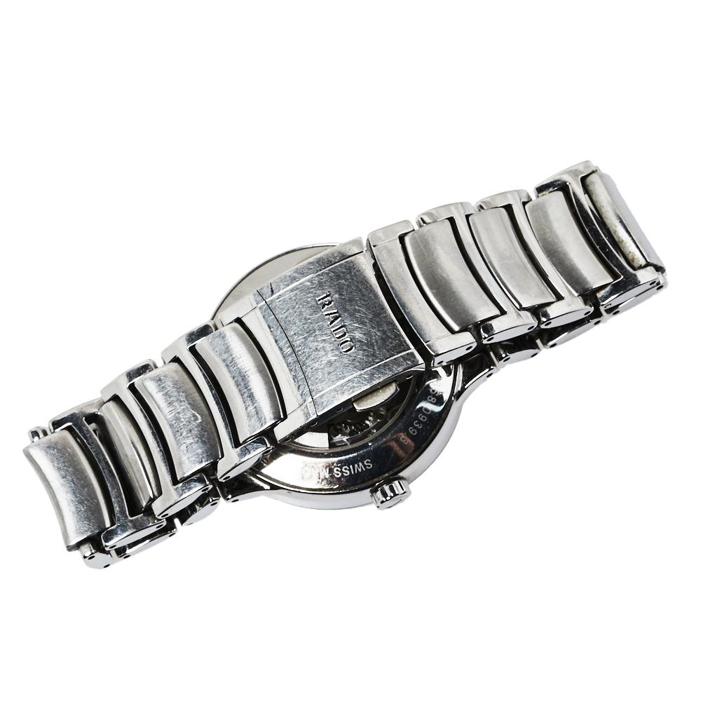 Rado Grey Stainless Steel Centrix R30939103 Automatic Men's Wristwatch 38MM 1