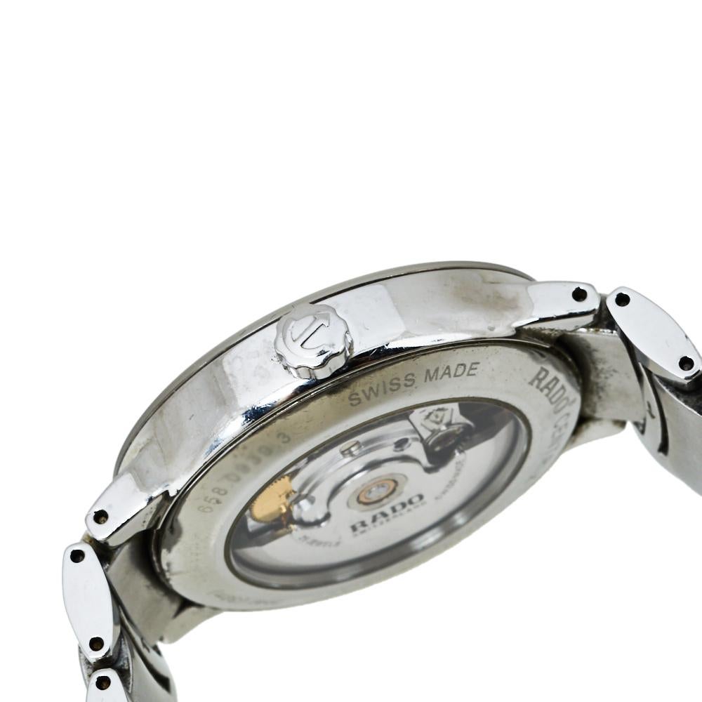 Rado Grey Stainless Steel Centrix R30939103 Automatic Men's Wristwatch 38MM 3