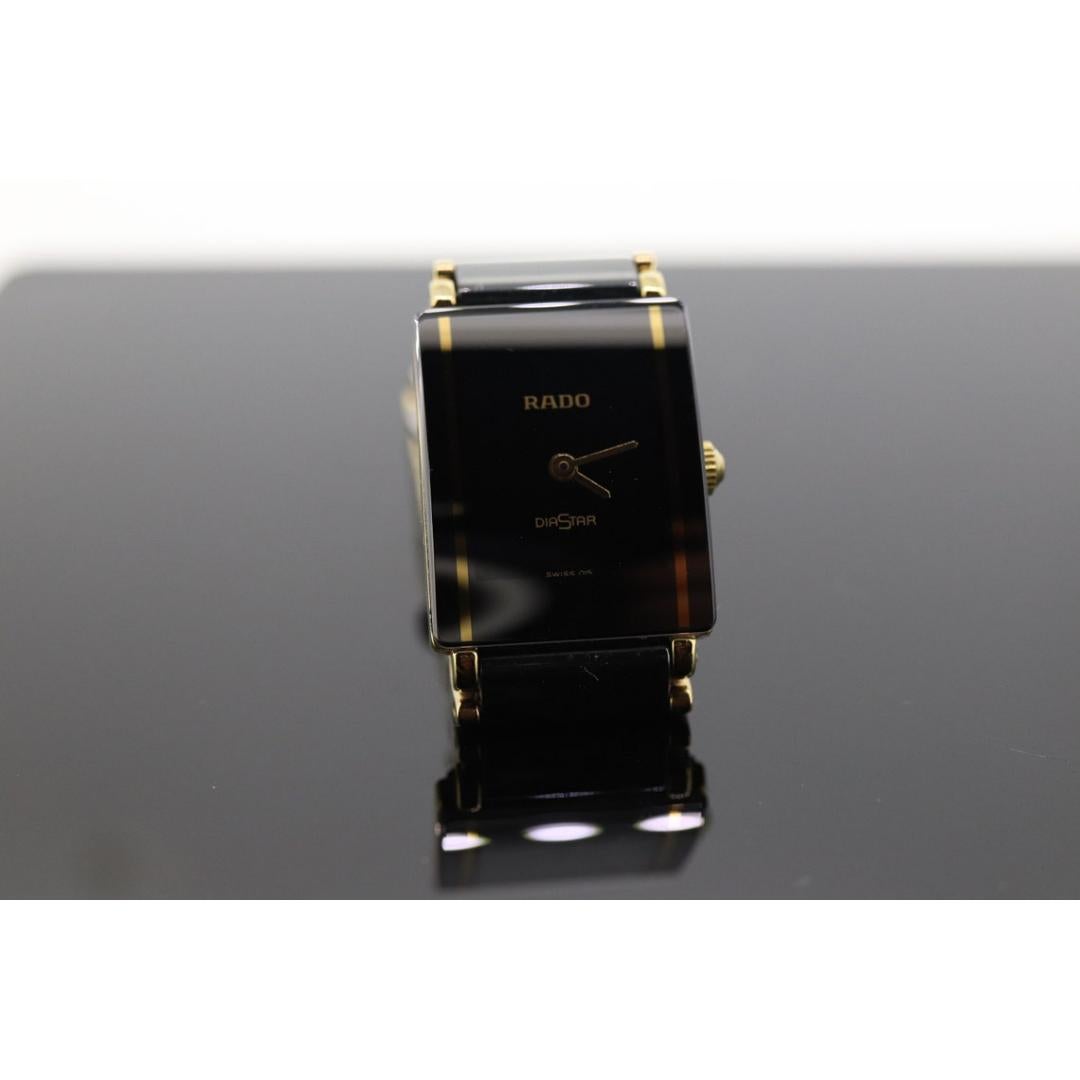 Women's RADO High Tech Ceramic and Stainless Steel Watch. RADO DiaStar Bracelet Watch.