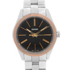 Rado Hyperchrome Stainless Steel Black Dial Quartz Ladies Watch R32976163