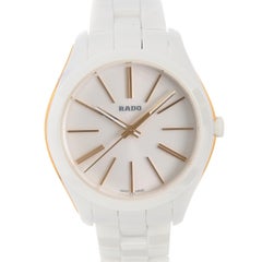 Rado Hyperchrome Ceramic Steel White Dial Quartz Ladies Watch R32323012