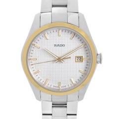 Rado Hyperchrome Ceramos Date Silver Dial Quartz Mens Watch R32188123