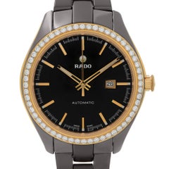 Rado HyperChrome Brown Ceramic Diamonds Bezel Automatic Unisex Watch R32177302