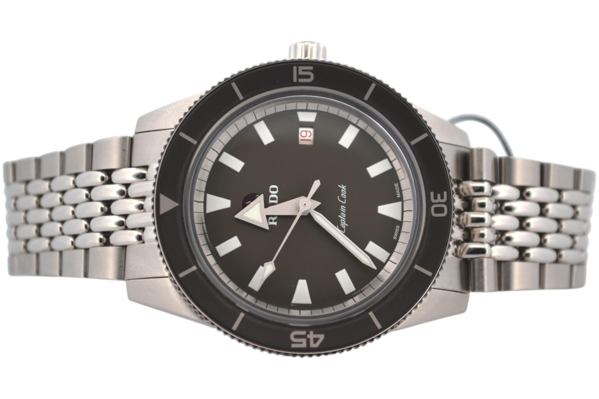 Men's Rado Hyperchrome Captain Cook 42mm Steel Automatic Ref: R32505019