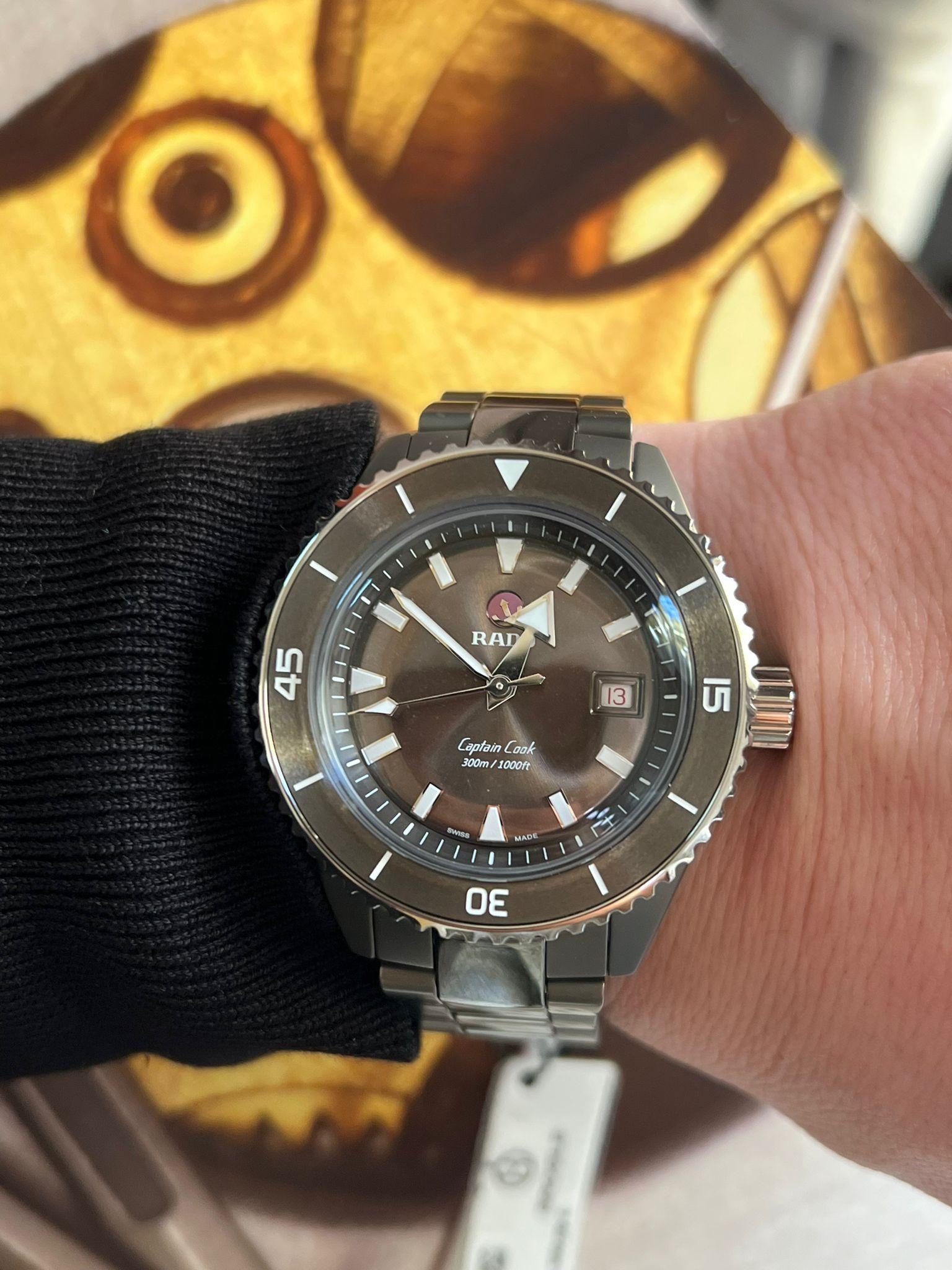 Rado Hyperchrome Captain Cook High-Tech Ceramic 43mm Ref: R32144102 For Sale 12