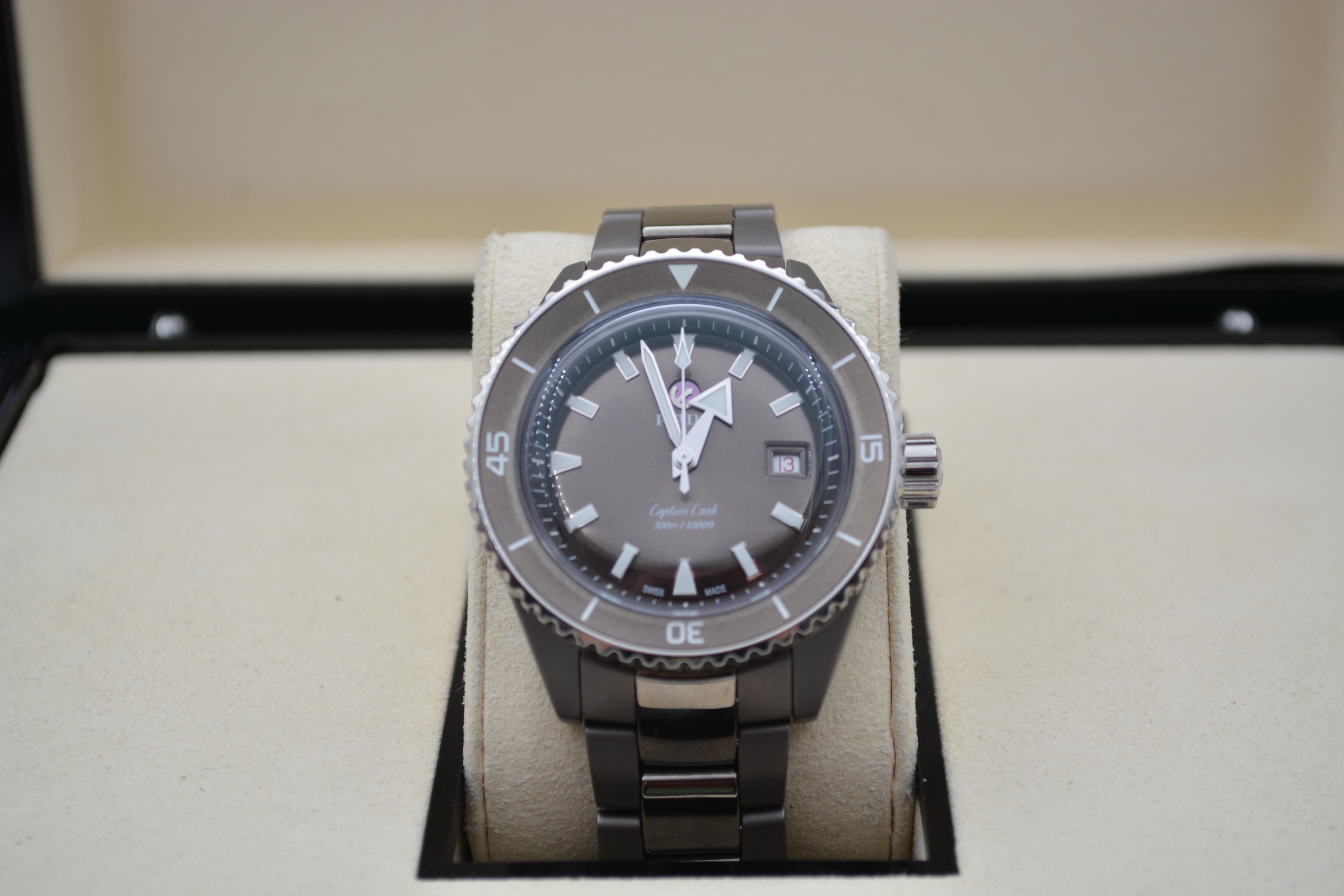 Rado Hyperchrome Captain Cook High-Tech Ceramic 43mm Ref: R32144102 In Excellent Condition For Sale In București, București
