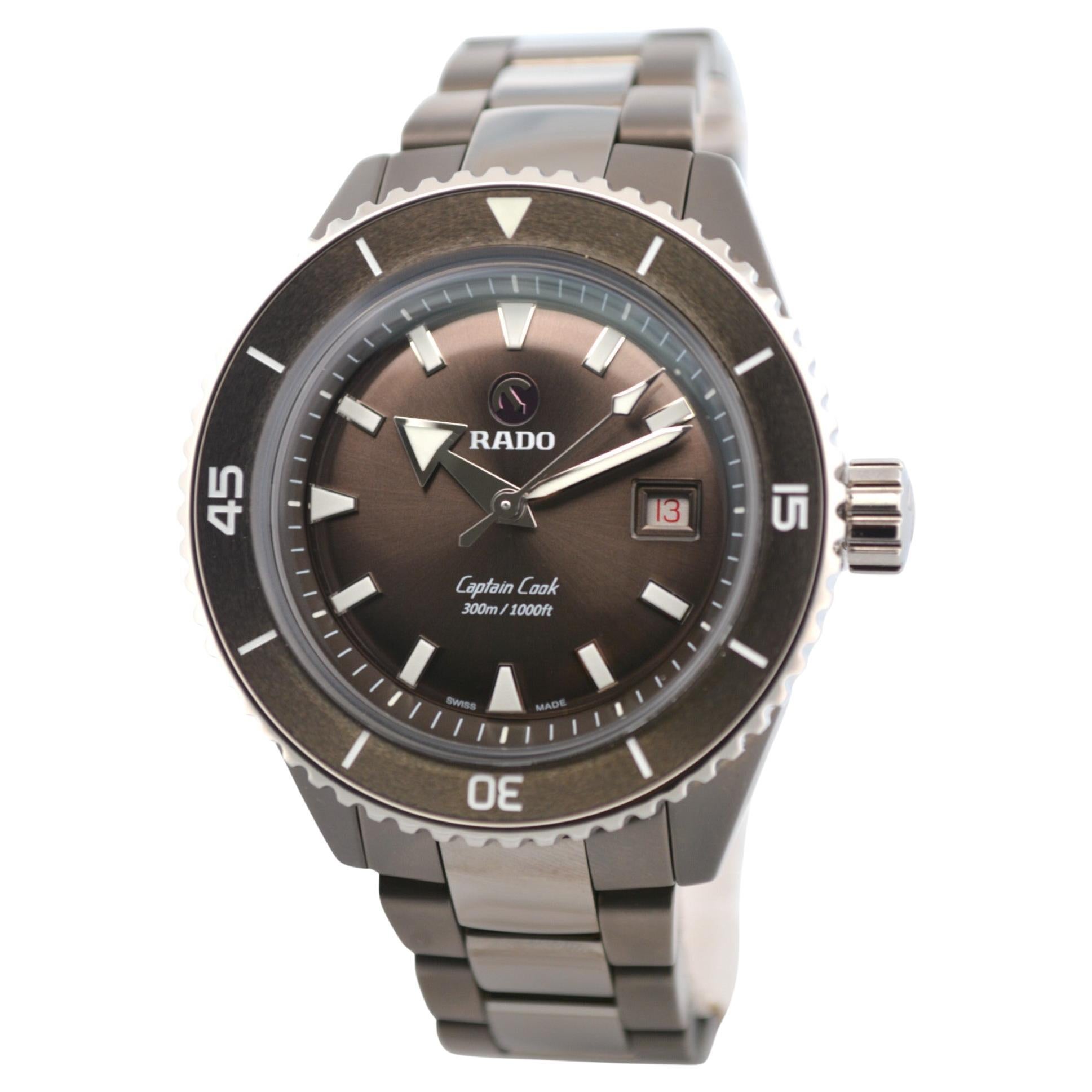Rado Hyperchrome Captain Cook High-Tech Ceramic 43mm Ref: R32144102 For Sale
