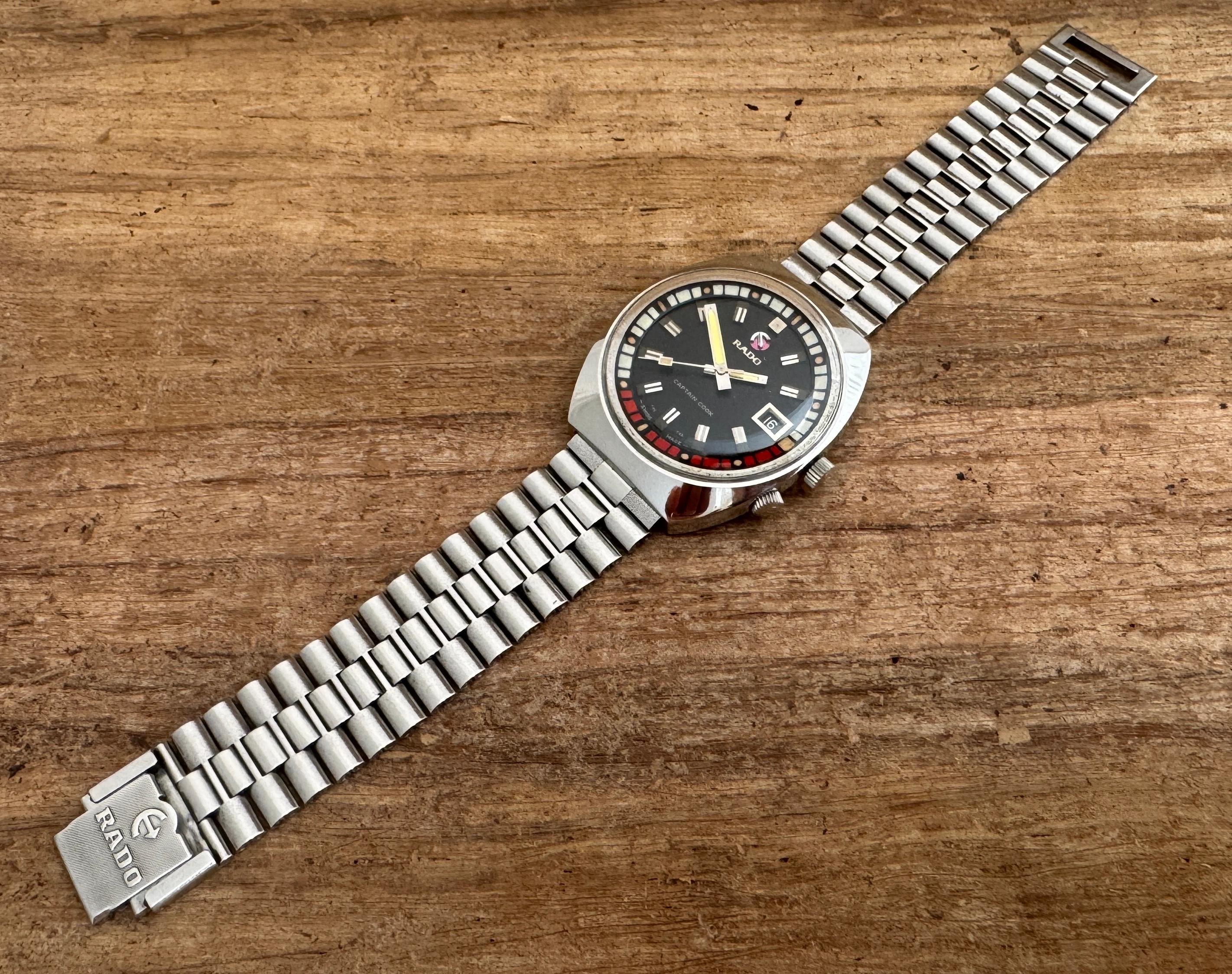 Men's Rado HyperChrome Captain Cook Ref. 11773/2 Automatic Watch For Sale