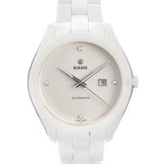 Rado Hyperchrome Ceramic White Diamond Dial Automatic Ladies Watch R32258702